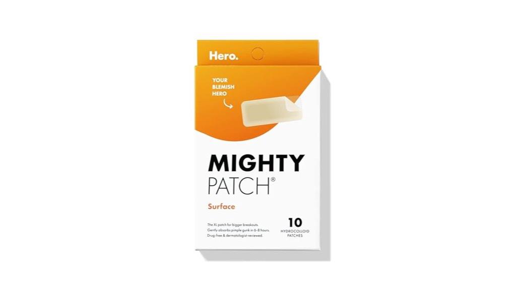 large surface pimple patches