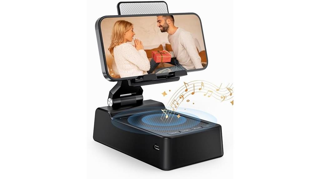 multi device phone stand speaker