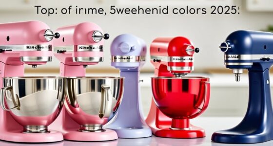 top kitchenaid mixer colors