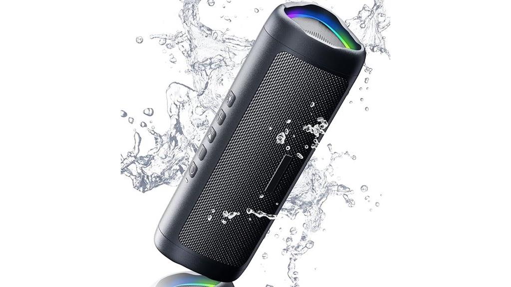 waterproof black wireless speaker