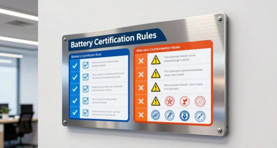 battery certification compliance checklist