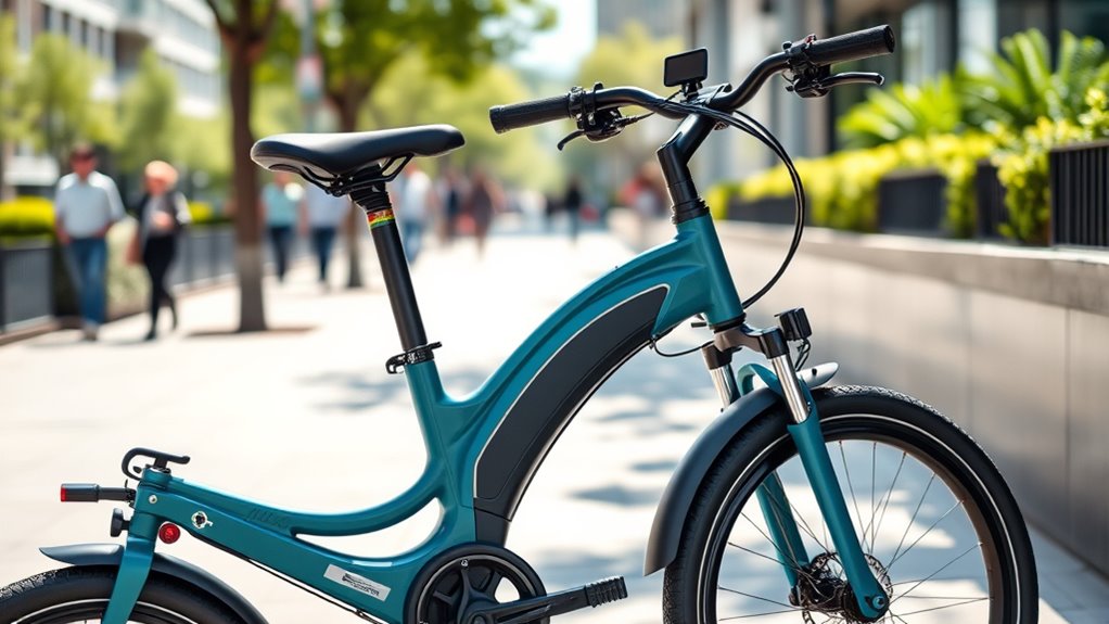 bike frame battery folding