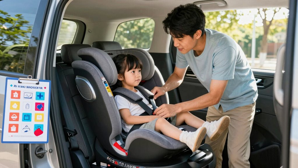 ensure proper child passenger safety