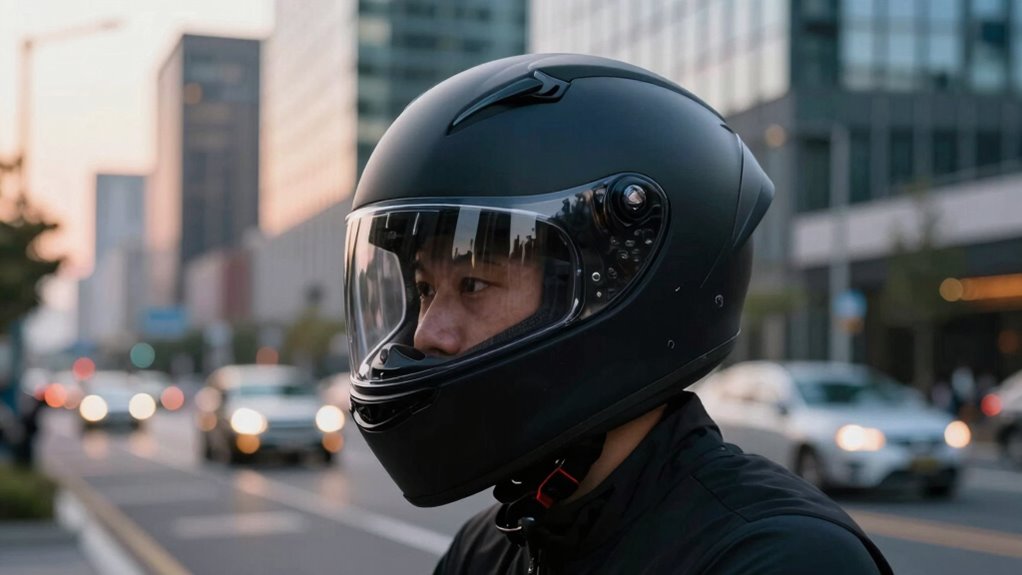 full face helmets offer safety