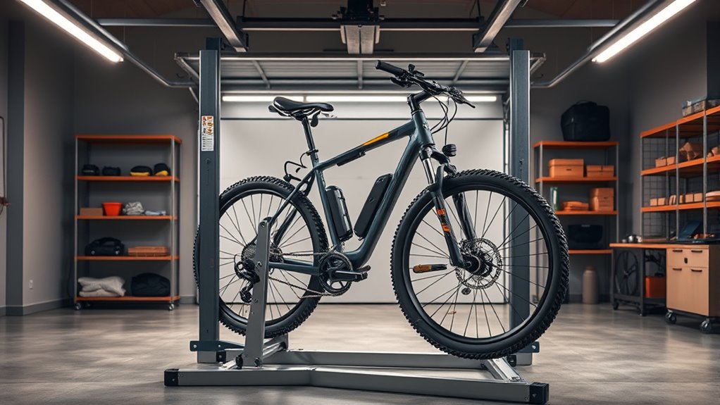 heavy e bike garage lift