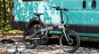rv van life folding bikes