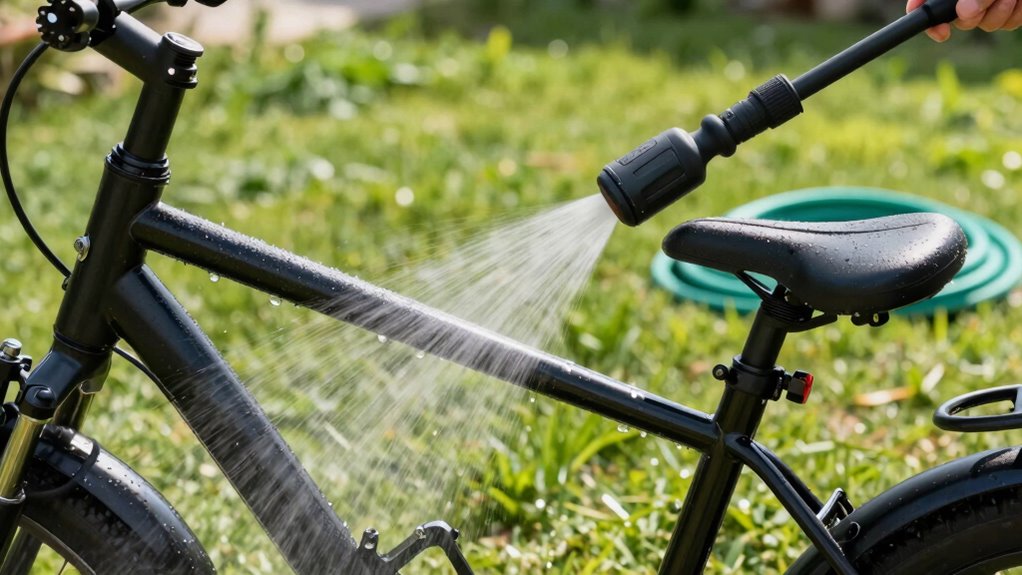 safe gentle e bike cleaning