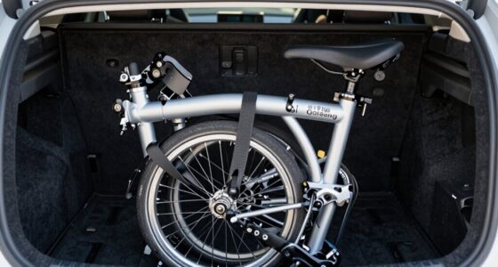 secure your folded bike