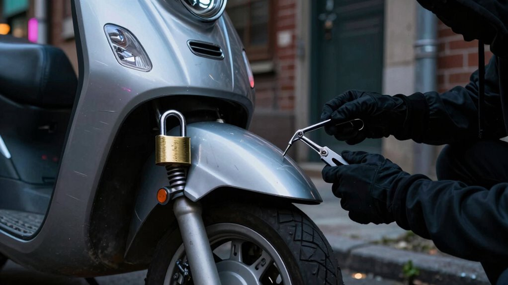 thieves bypass common locks