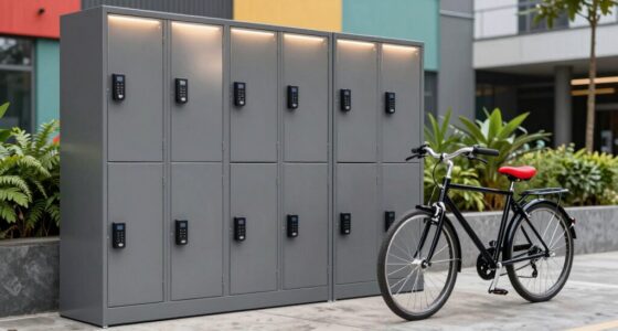 top bicycle storage lockers