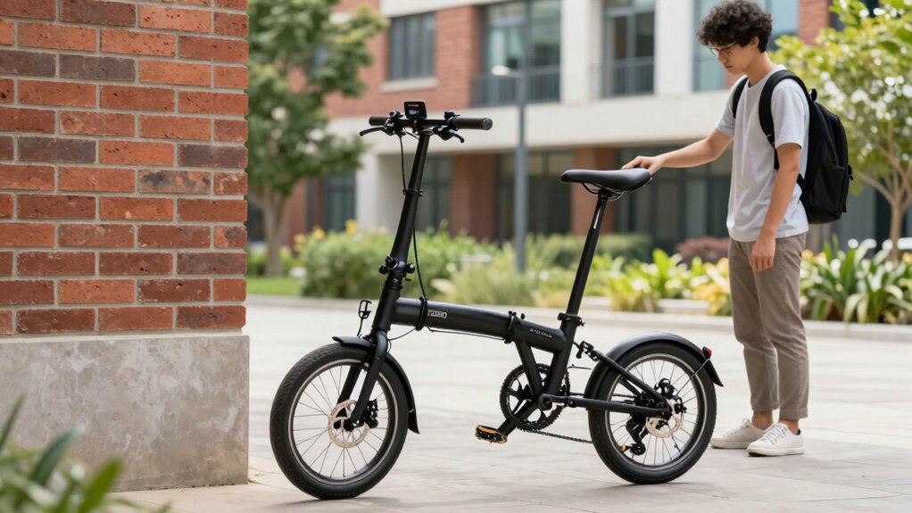 top campus folding e bikes