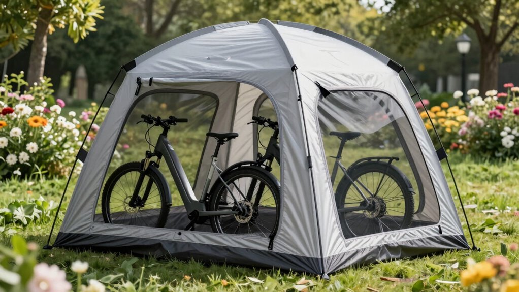 top e bike storage tents