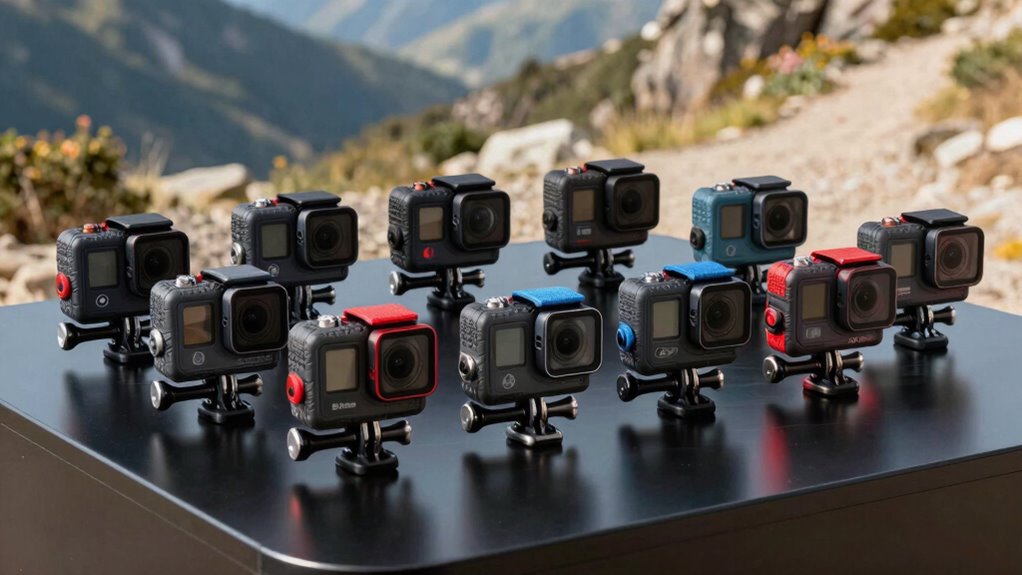 top handlebar action camera kits