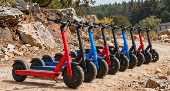 top off road electric scooters
