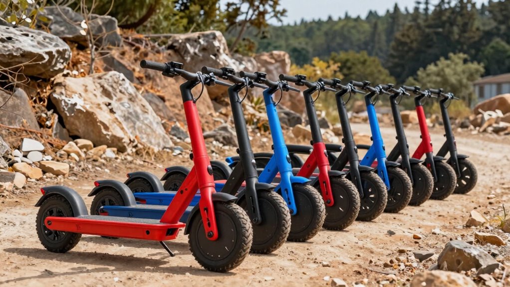 top off road electric scooters