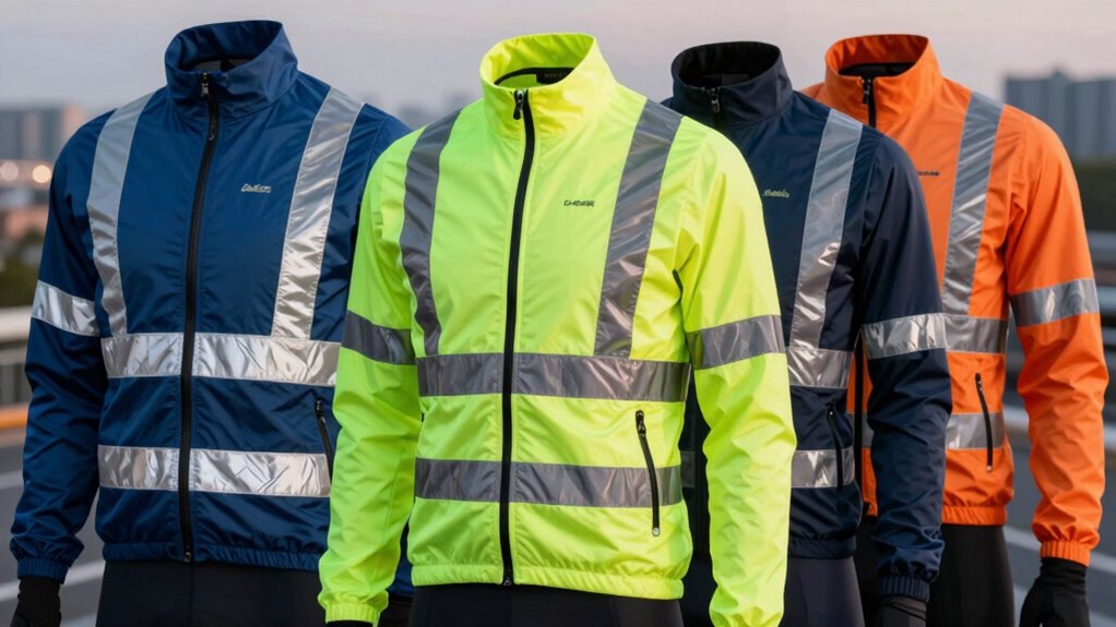 top reflective cycling jackets