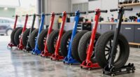 top scooter tire changer stands