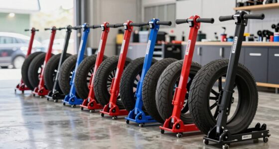 top scooter tire changer stands