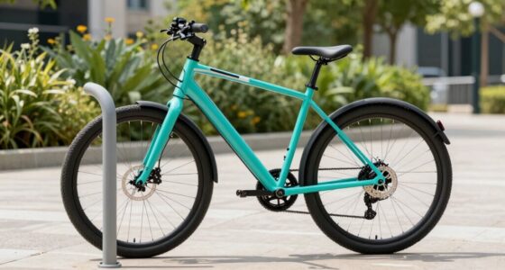 top step through e bike racks