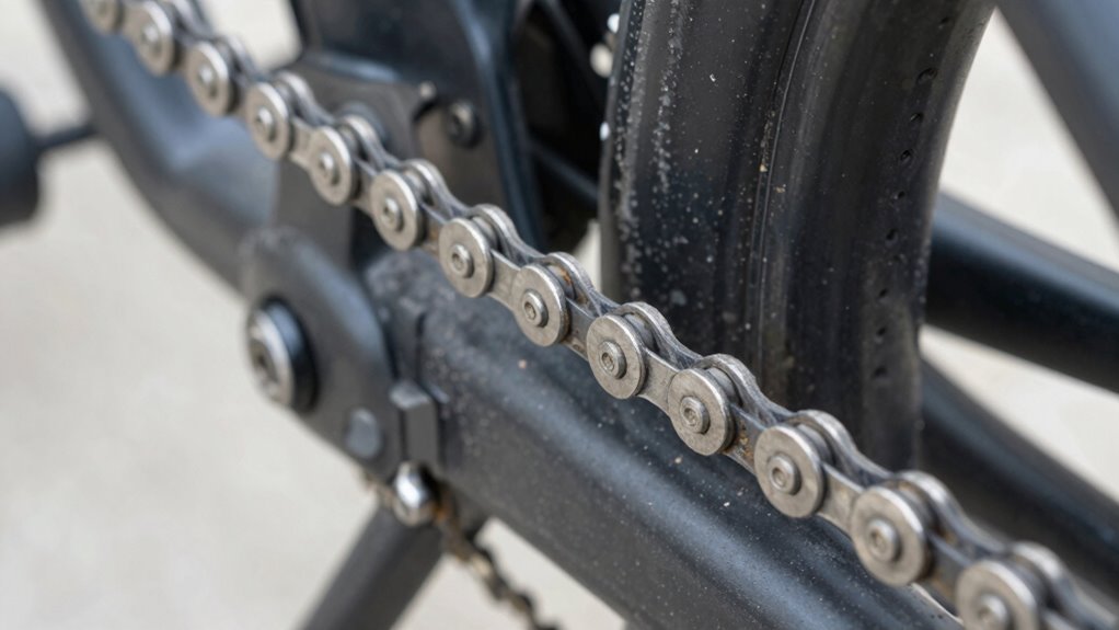 use chain wear indicators regularly