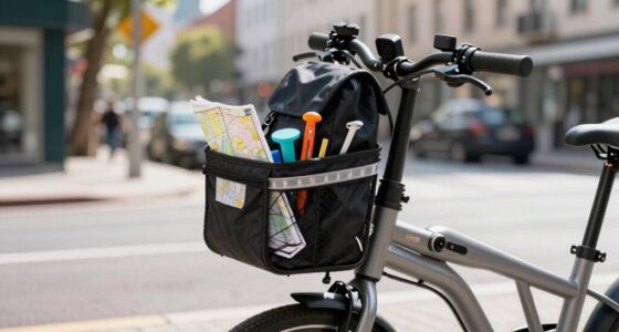 compact front bike storage