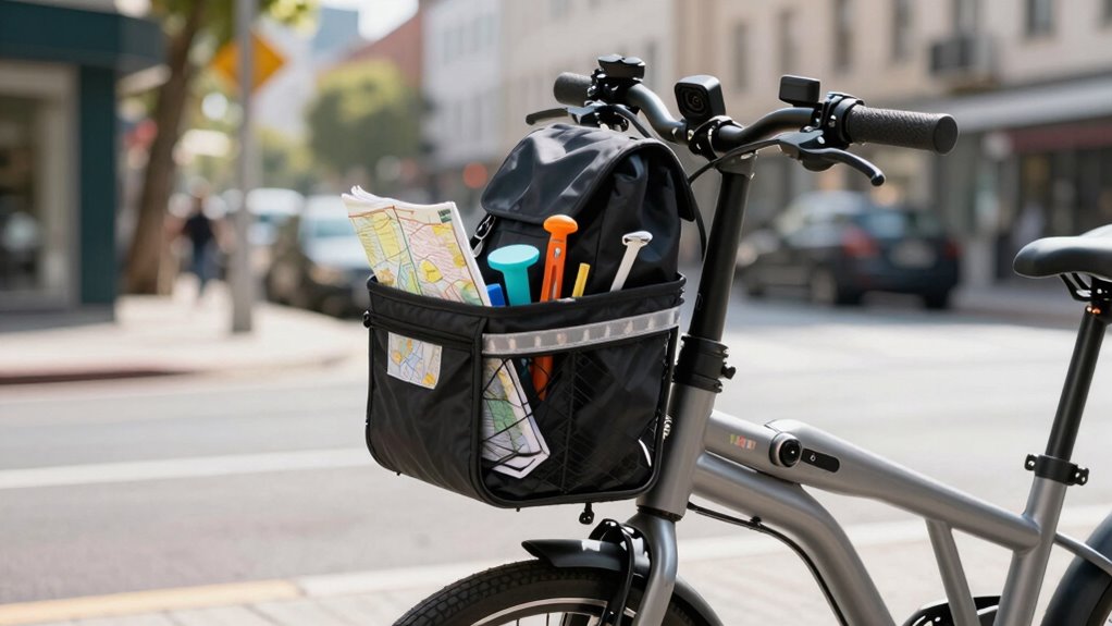 compact front bike storage