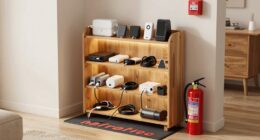 create a safe charging area
