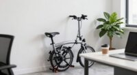 discreet folding bike storage
