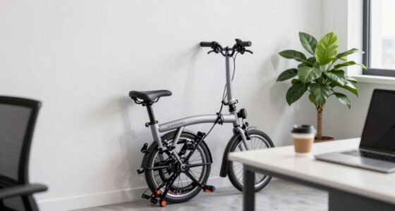 discreet folding bike storage