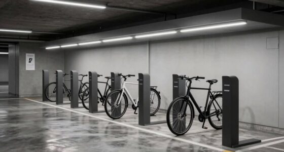 efficient bike parking layout