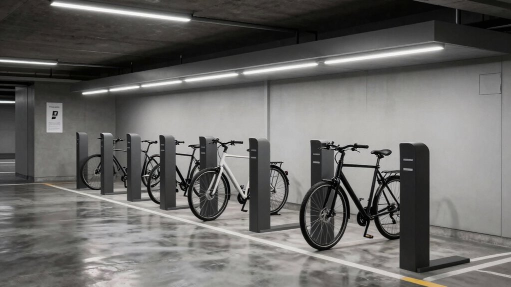 efficient bike parking layout