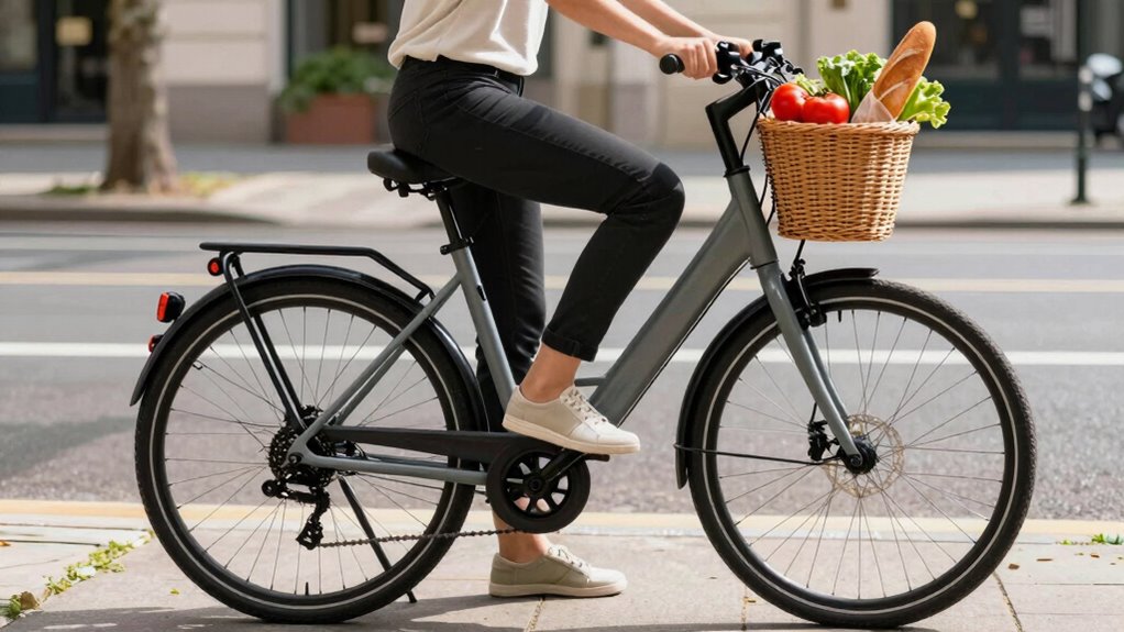 efficient e bike grocery organization