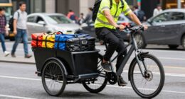 efficient multi stop cargo biking