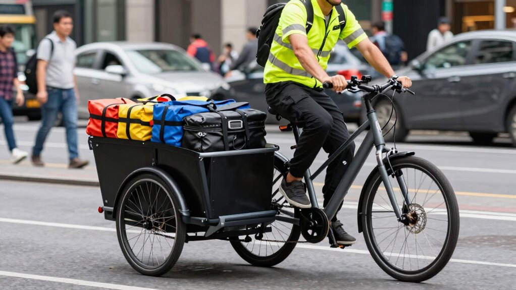 efficient multi stop cargo biking