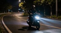 enhanced visibility during night rides