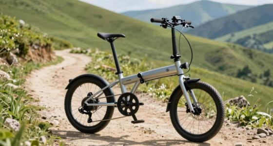 hilly terrain folding bike