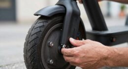 inspect scooter wheel components