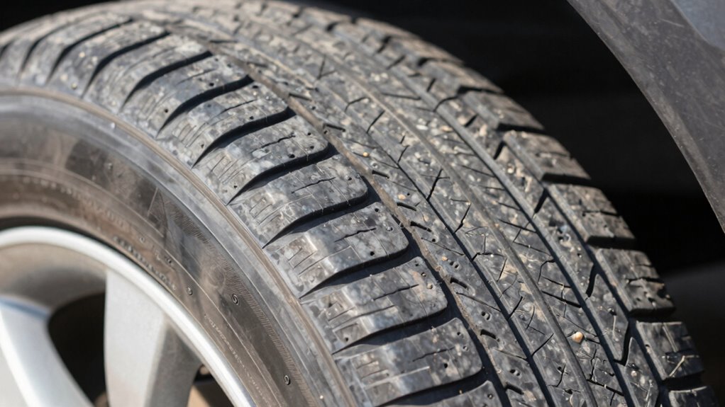 inspect tire sidewalls regularly