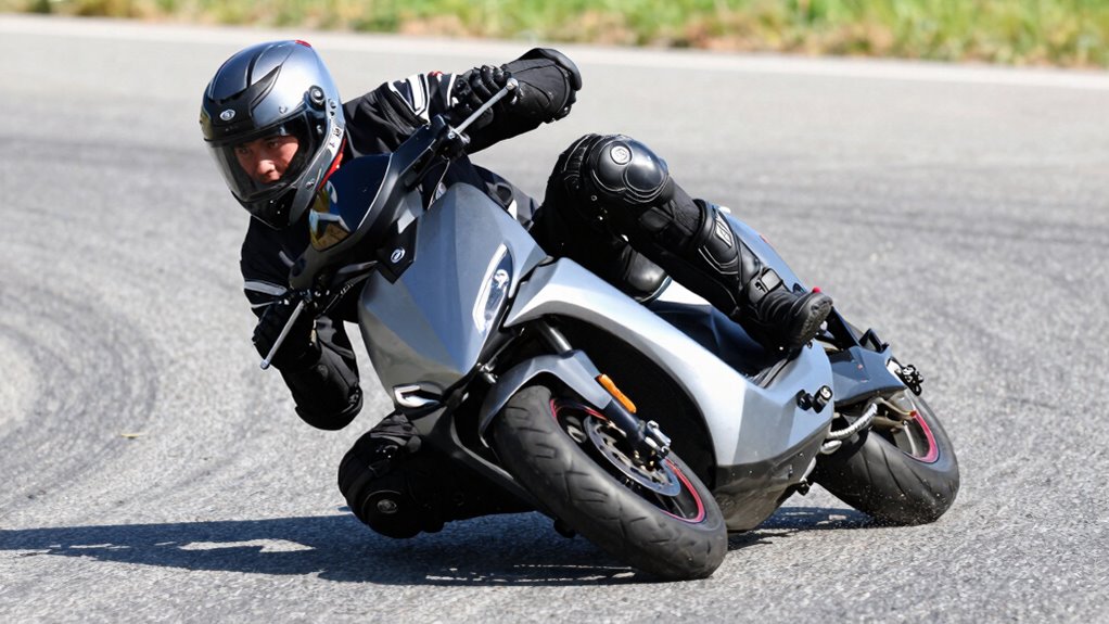 maintain balance during braking