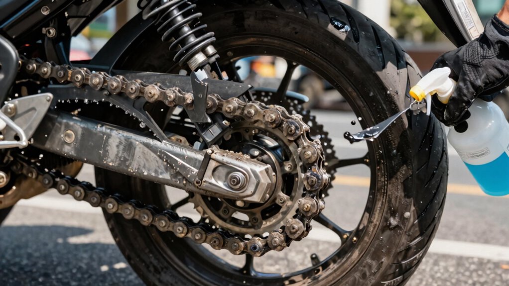maintain chain for mileage