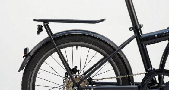 mudguards and racks impact foldability