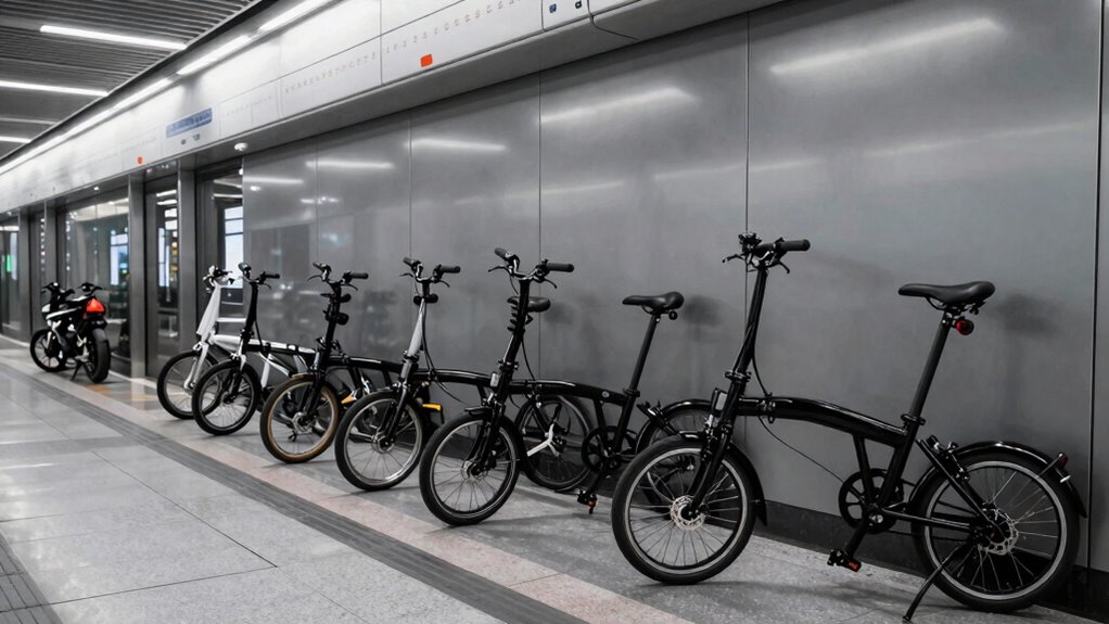 policies vary for folded bikes