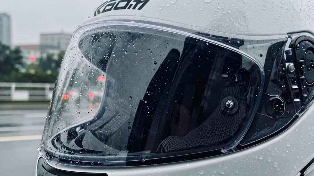 protects eyes in rain