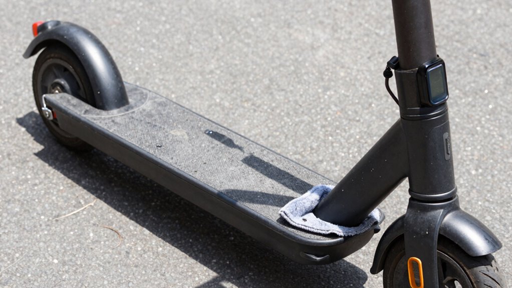 regular scooter cleaning routine