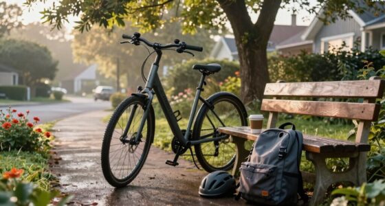 relaxed e bike morning routine