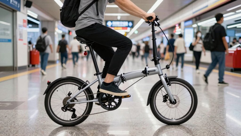 rolling folded e bike