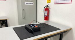 safe home battery charging