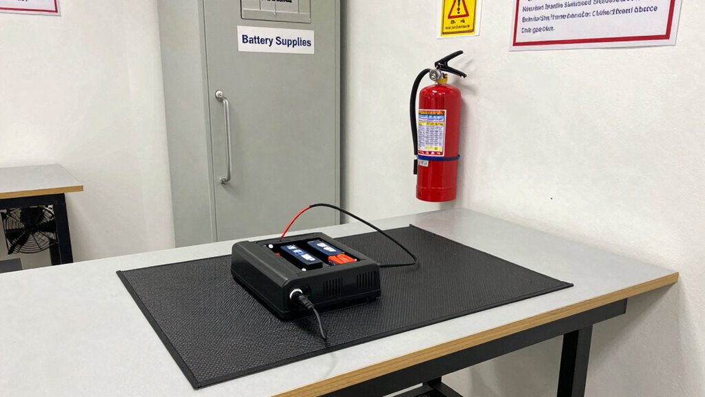 safe home battery charging