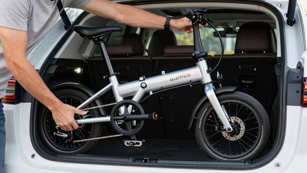 safe portable e bike loading