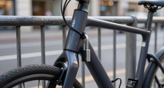 secure lock prevents theft